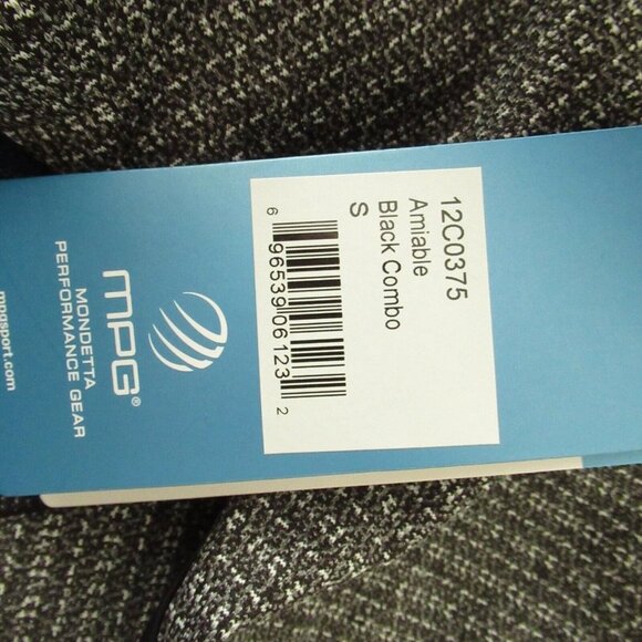 New MPG Mondetta Thermal Leggings S Small Black Gray Amiable - Picture 4 of 7
